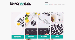 Desktop Screenshot of agenciabrowse.com.br